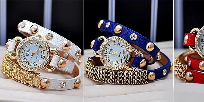 Elegantné RETRO hodinky s náramkom