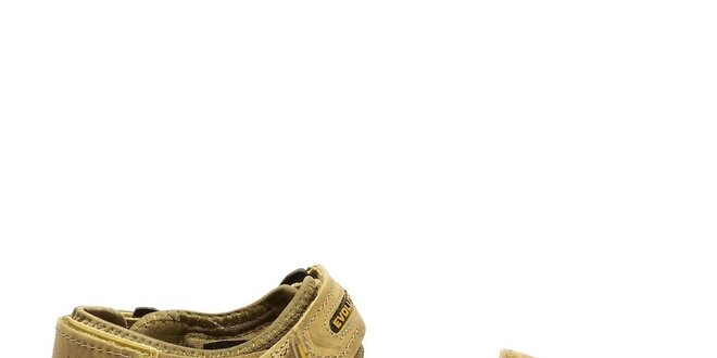 Pánske béžové trekové sandále Numero Uno