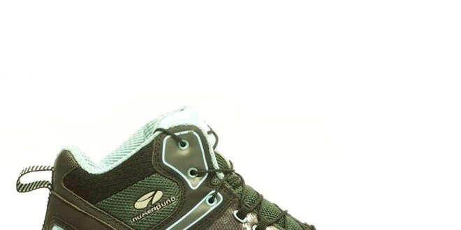 Dámske modro-zelené trekové členkové topánky Numero Uno