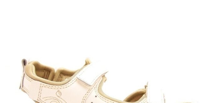 Dámske béžovo-biele trekové sandále Numero Uno