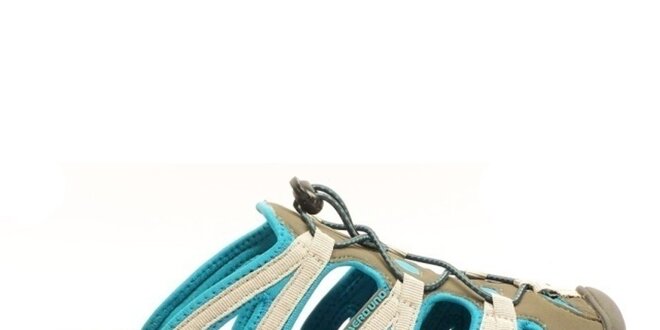 Pánske modro-šedé nazúvacie sandále Numero Uno