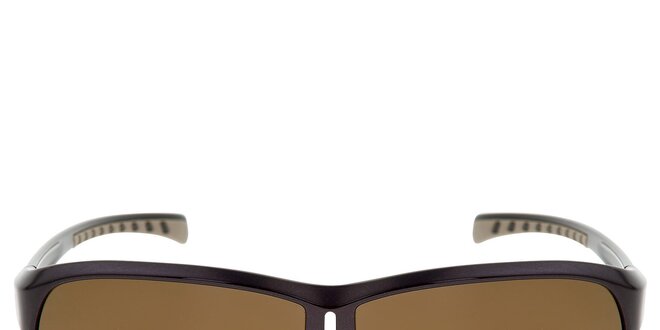 Hnedé slnečné okuliare s hnedými sklami Red Bull
