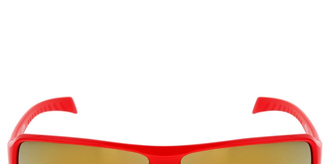 Červené plastové slnečné okuliare Red Bull