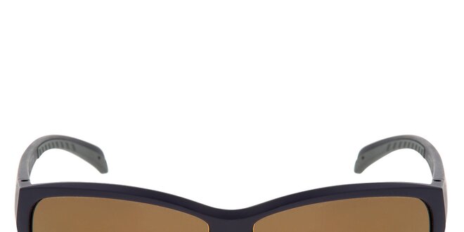 Dámske čierne slnečné okuliare s logom a hnedými sklami Red Bull