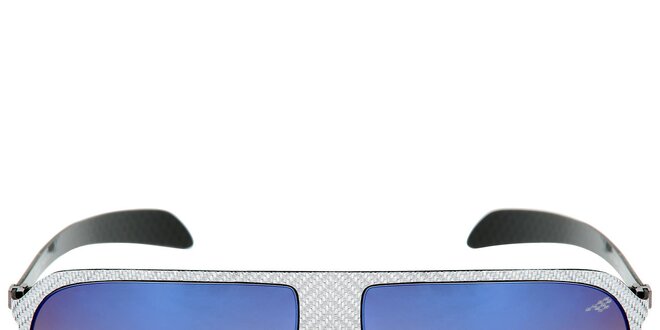 Kovové slnečné okuliare s modrými gradientnými sklíčkami Red Bull