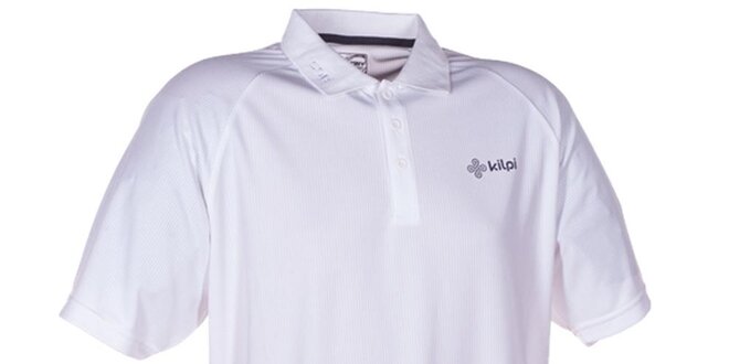 Pánske biele technické polo tričko Kilpi