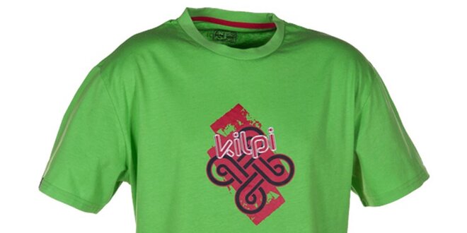Pánske zelené tričko z bavlny Kilpi