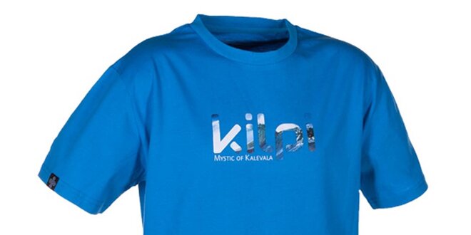 Pánske tričko s krátkym rukávom v modrej farbe Kilpi