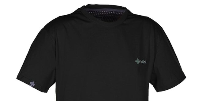 Pánske čierne tričko s krátkym rukávom Kilpi