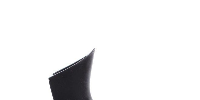 Dámske čierno-strieborné sandále Melissa
