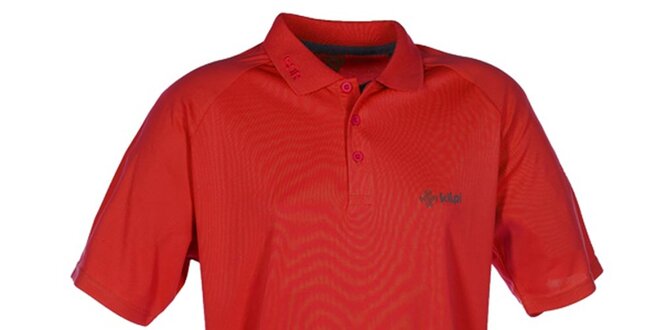 Pánske červené funkčné polo tričko Kilpi