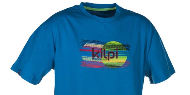 Pánske modré tričko s obrázkom Kilpi