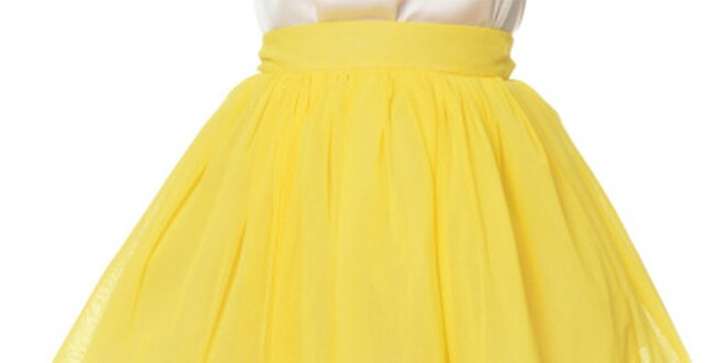 Dámska kanárikovo žltá sukňa Dia Vynne
