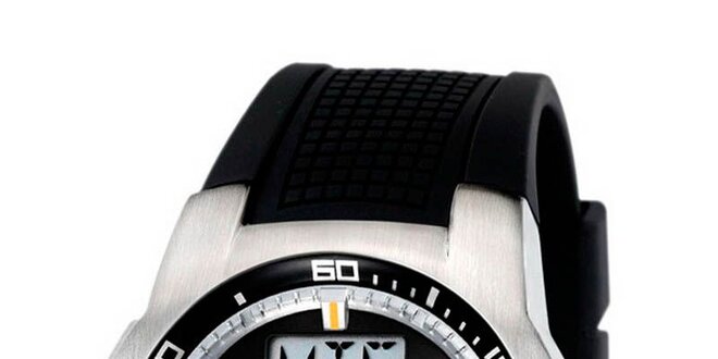 Pánske športové hodinky Festina s čiernym pryžovým remienkom