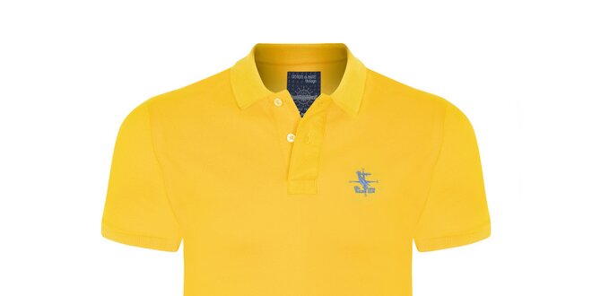 Pánske žlté polo tričko Giorgio di Mare