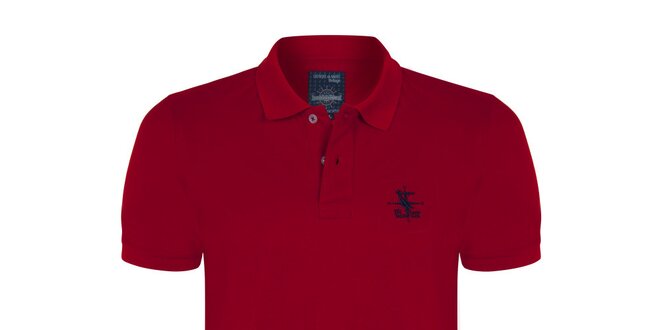 Pánske červené polo tričko Giorgio di Mare