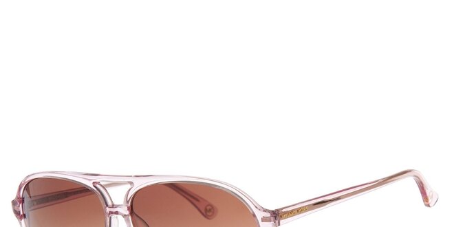 Dámske svetlo ružové slnečné okuliare Michael Kors