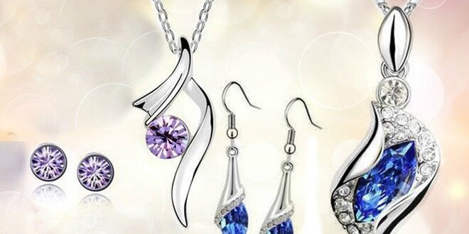 Sada šperkov Austria Crystal - Elegantné šperky pre každú ženu!