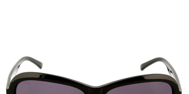 Dámske čierne slnečné okuliare s čiernymi sklíčkami Sonia Rykiel