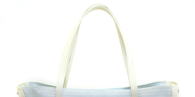 Dámska kabelka so svetlo modrými prúžkami Bellemarie