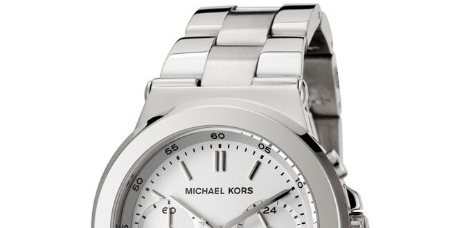 Dámske hodinky z leštenej nerezovej ocele Michael Kors