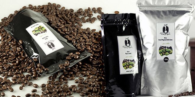 Exkluzívna plantážna káva najvyššej kvality z rôznych kútov sveta