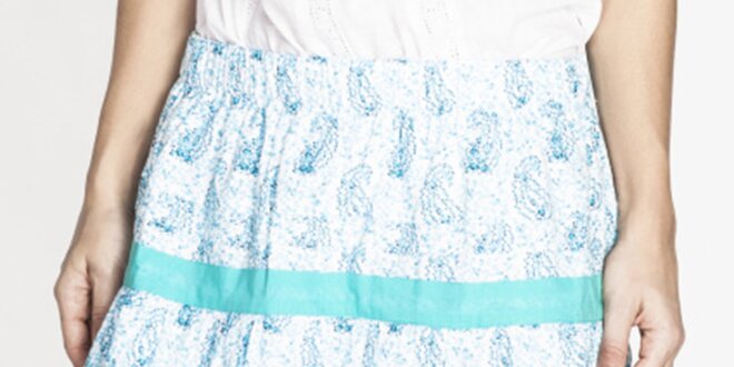 Dámska modro vzorovaná sukňa Tantra