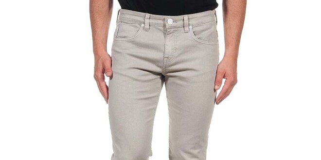 Pánske šedé džínsy Calvin Klein