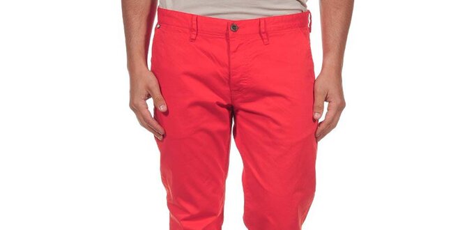 Pánske červené nohavice Calvin Klein