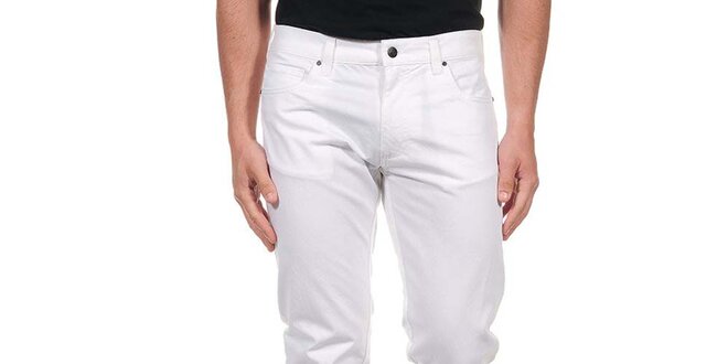 Pánske biele džínsy Calvin Klein