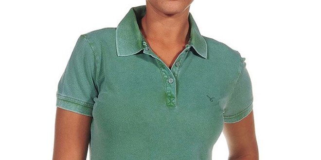 Dámske zelené polo tričko Calvin Klein