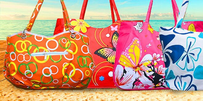 Plážové tašky s potlačou aj s doručením