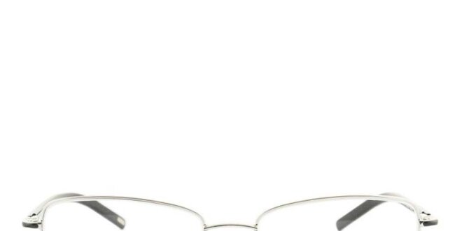 Dámske obdĺžnikové okuliarové rámy s čiernymi stranicami Furla
