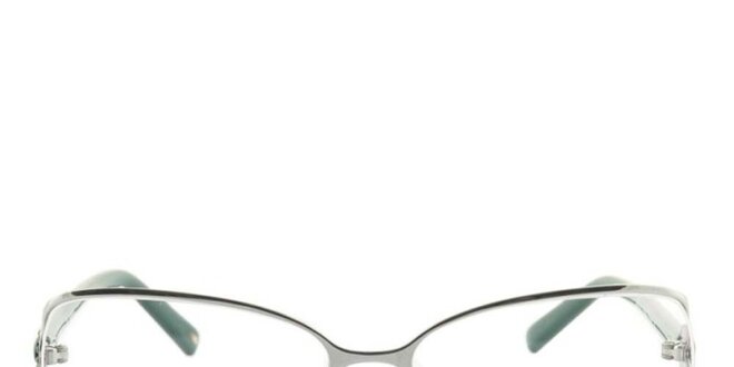 Dámske okuliarové rámy so zelenými stranicami Furla