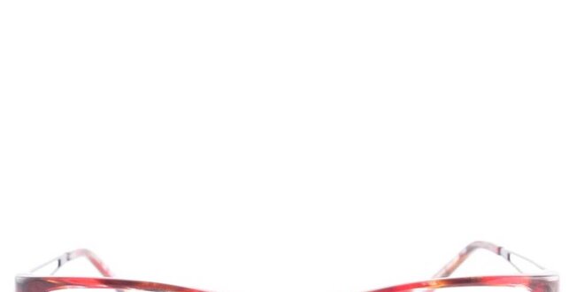 Dámske červeno-hnedé okuliarové rámy Furla
