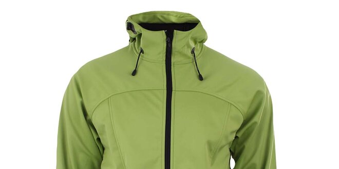 Pánska zelenožltá softshellová bunda Trimm