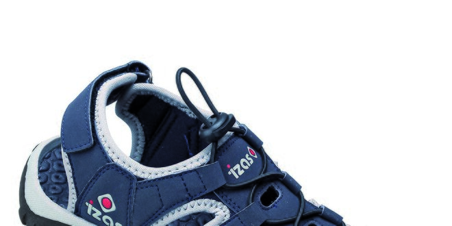 Tmavo modré outdoorové sandále Izas