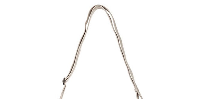 Dámska kožená kabelka v béžovej farbe Gianni Conti