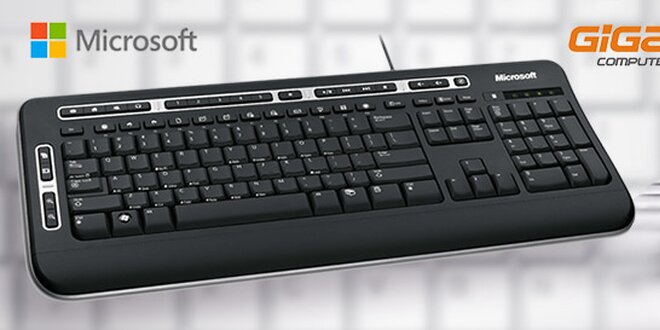 Multimediálna klávesnica od Microsoftu