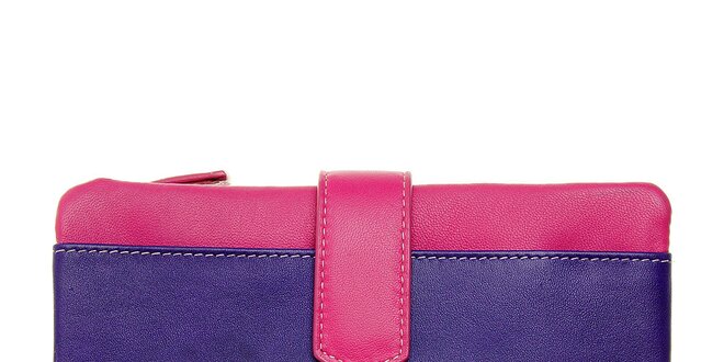 Dámska velká fialovo-ružová peňaženka Puntotres