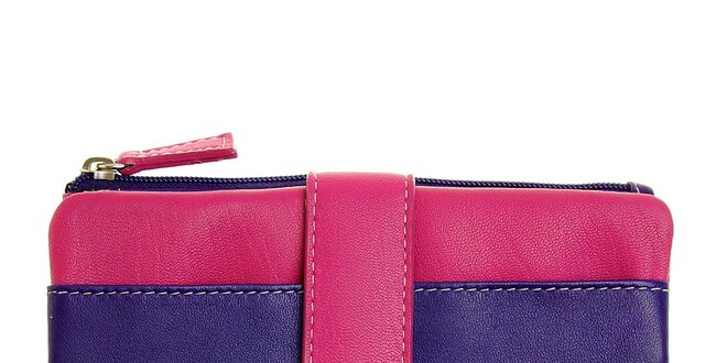 Dámska fialovo-ružová peňaženka Puntotres