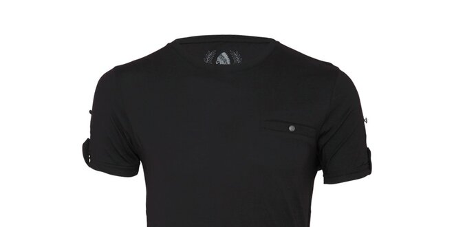 Pánske čierne tričko Paul Stragas