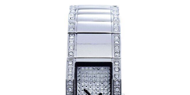 Dámske oceľové hodinky Dolce & Gabbana s kamienkami
