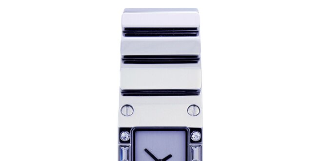 Dámske oceľové hodinky Dolce & Gabbana s kamienkami