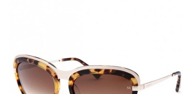 Dámske leopardie slnečné okuliare Nina Ricci