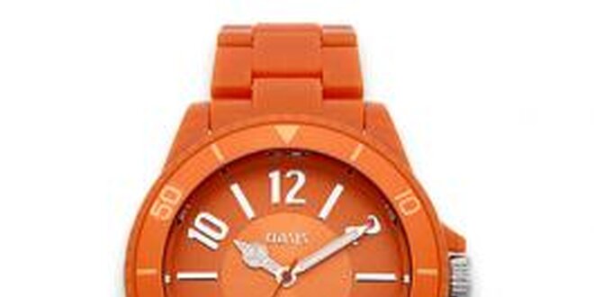 Dámske oranžové hodinky Oasis