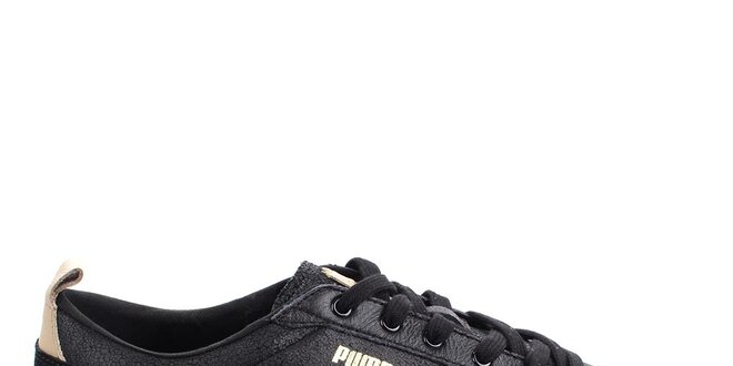 Pánske čierne topánky s logom Puma