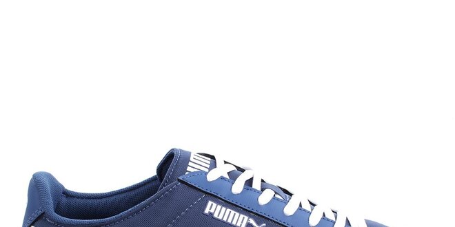 Pánske modro-biele textilné tenisky Puma