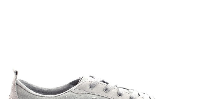 Pánske svetlo šedé šnurovacie topánky Puma