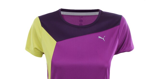 Dámske fialové športové tričko Puma